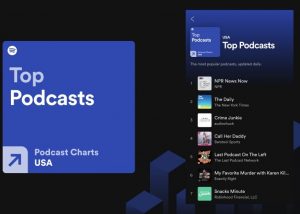 Spotify introduces charts for the top podcasts and trending podcasts
