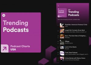 Spotify introduces charts for the top podcasts and trending podcasts